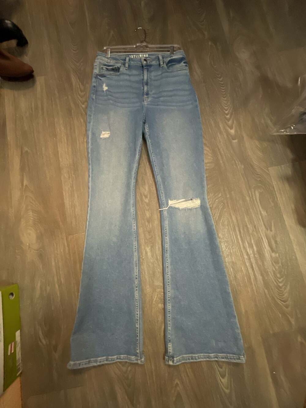Idyllwind Fueled by Miranda Lambert High-Rise Distressed Flare Jeans